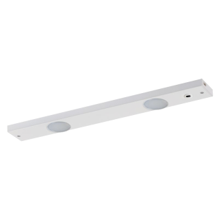 LED Unterbauleuchte, 450lm, 3000K, 6W, 550x70x25mm, IR-Sensor, weiß 