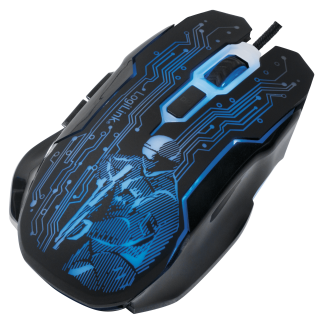 Maus, Gaming Mouse, USB 6-Button, 2400dpi 