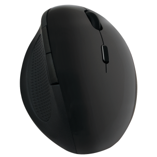 Maus, Wireless 2,4G Mouse, Optisch, schwarz, 1600dpi, Ergonomisches Design 