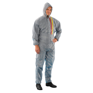 Mehrweg-Polyester-Overall, grau, Größe L 