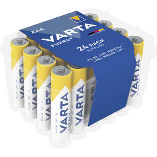 Micro-Batterie VARTA "Energy" Alkaline, Typ AAA, LR06, 1,5V, 24er Pack 