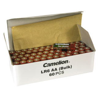 Mignon-Batterie CAMELION Alkaline 1,5 V, Typ AA, 60er-Pack 