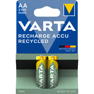 Mignon-Batterie NiMH, VARTA, AA, HR06, 1.2V/2100mAh, 2er-Pack 