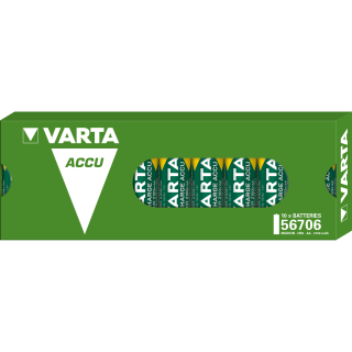 Mignon-Batterie NiMH, VARTA, AA, HR06, 1.2V/2100mAh, 10er-Pack 