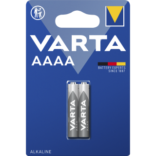 Mini-Batterie VARTA "Electronics" Alkaline, Typ AAAA, LR8D425, 1,5V, 2er-Pack 