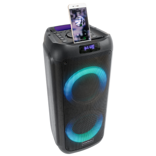 Mobile Beschallungsanlage "MAD-ASTRAL300", mit Lichteffekt, Bluetooth, AUX, USB 