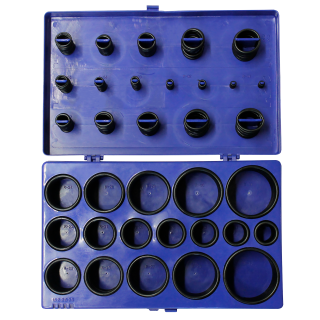 O-Ring Sortiment, Ø 3 - 50 mm, Säure-, Benzin- und Ölbeständig 