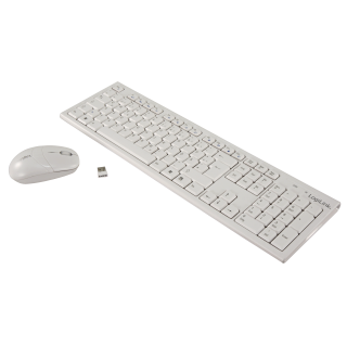 PC-Desktop-Set LogiLink, USB Maus und Tastatur mit Autolink-Funktion, weiß 