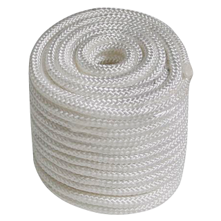 PP Seil, 12 fach geflochten, Ø4mm, 20m, weiß 