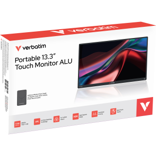 Portable Monitor + Powerbank Verbatim, 13,3'', LCD, WUXGA 