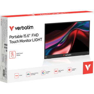 Portable Monitor Verbatim LIGHT, 15.6'' (39.62cm), LCD, Full HD 