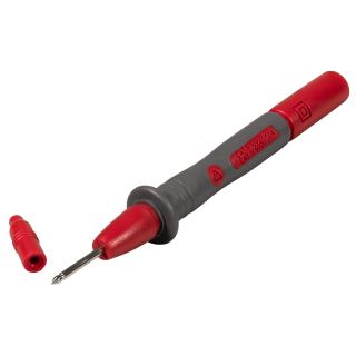 Präzisions-Prüfspitze McPower "PS 25", mit 4mm-Sicherheitskupplung, rot 