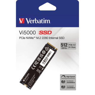 SSD Verbatim 512GB, PCIe 4.0, M.2 2280, NVMe, Vi5000 