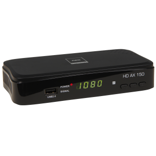 Sat-Receiver Opticum AX150 in Full HD 1080p, mit PVR, USB 2.0, HDMI, SCART, Koaxial 