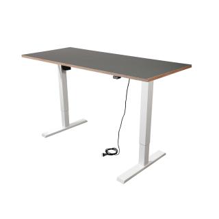 Schreibtisch imstande, Gestell smart-w + Platte 120x60cm Iron 