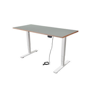 Schreibtisch imstande, business-w + Platte 140x80cm Ash 