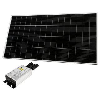 Solar-Set McShine, 1x 300W Solarmodul, 1x 300W Wechselrichter 