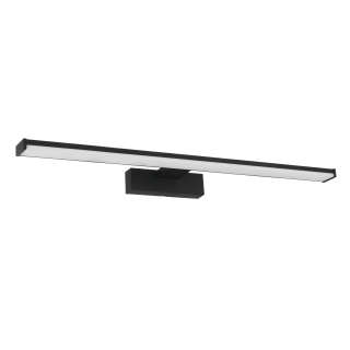 Spiegelleuchte EGLO "Galenzana-E", LED, 11W, 1350lm, 4000K, schwarz/weiß 
