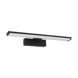 Spiegelleuchte EGLO "Galenzana-E", LED, 7,4W, 900lm, 4000K, schwarz/weiß, 40x4cm 