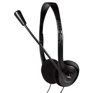 Stereo Headset, Klinke, 1,8m Kabel, Lautstärkeregler 