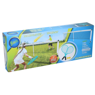 Tennis-Set Outdoor mit Netz 245x15x64cm 