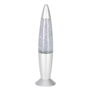 Tischleuchte EGLO "Glitter", LED, Kunststoff/Flüssigkeit, silber/transparent 