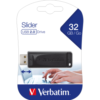USB 2.0 Stick Verbatim, 32GB, Slider 