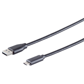 USB Kabel, 3.1 C-Stecker - 2.0 A-Stecker, 1,8m 