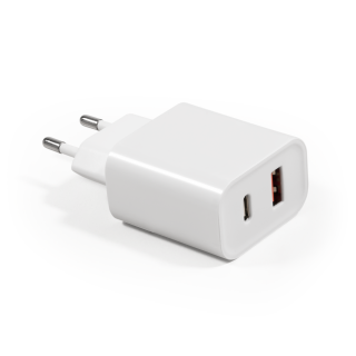 USB Ladegerät McPower, Ein 100-240V, Aus 5V/3A, 9V/2A, 12V/1,5A, USB-A+ USB-C 