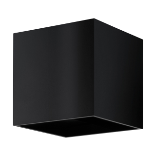 Wandleuchte EGLO "Barcarola-E", LED, 1x4,5W, 550lm, 4000K, schwarz/transparent, 