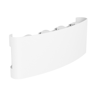 Wandleuchte EGLO "Cosolenzo-E", LED, Alu/Kunststoff, weiß/milky, 22x4,5cm 
