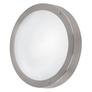 Wandleuchte EGLO "Vento 1", LED, 11W, Edelstahl/Glas, 3000K, 1300lm, ¿28,5cm 