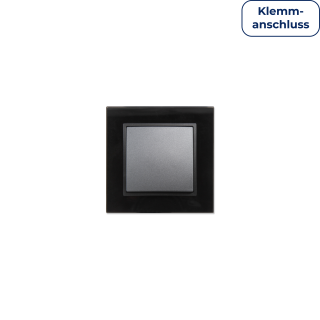 Wechselschalter McPower "Flair", 250V~/10A, UP, Klemmanschluss, anthrazit 