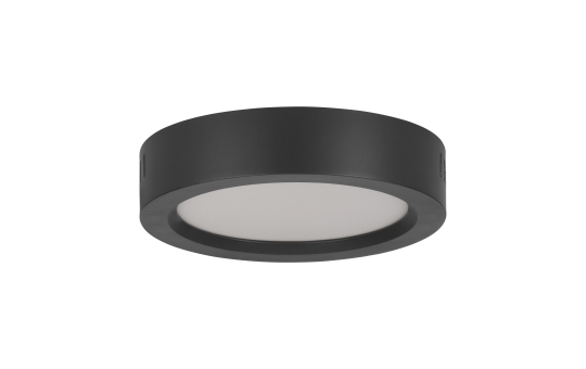 Aufbauleuchte EGLO "Idun-E", LED, 12W, 1325lm, 4000K, schwarz/weiß, 3,1xØ16cm 