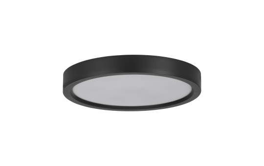 Aufbauleuchte EGLO "Idun-E", LED, 17W, 2000lm, 4000K, schwarz/weiß, 3,1xØ28,5cm 