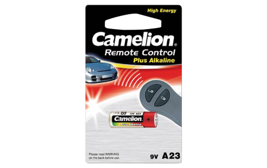 Batterie CAMELION A23, 12V, 28x10mm, Alkaline, 1er-Blister 