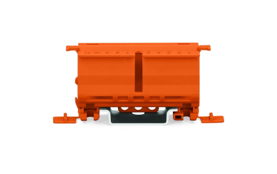 Befestigungsadapter WAGO, 22x66mm, Schraubmontage, orange 
