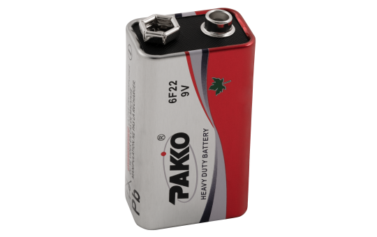 Block-Batterie Super Heavy Duty 9V, Typ 6F22, B-Ware, kurze Haltbarkeitszeit 