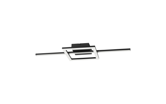 Deckenleuchte EGLO "Agostino", LED, 19,5W, 2600lm,2700K/4000K/6500K,schwarz/weiß 