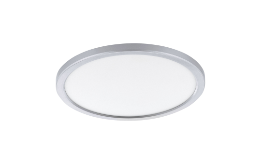 Deckenleuchte EGLO "Campaspero 2", LED, 18W, 1900lm, 4000K, silber/weiß 