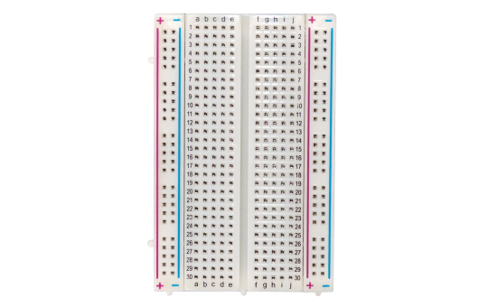 Experimentier-Board, 100/300 Kontakte, erweiterbar, 82x54x9mm, transparent 