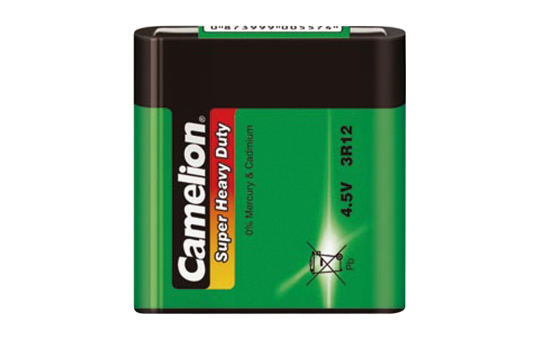 Flachbatterie CAMELION Super Heavy Duty 4,5 V, Typ 3R12 