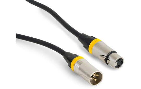 Hochwertiges Audiokabel BST "SOUND-XLRM-XLRF-5" 5m, XLR Stecker u. Buchse 