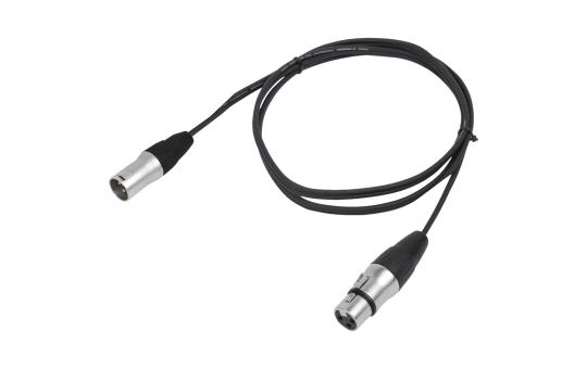 Hochwertiges Mikrofonkabel BST "XLRM/XLRF-10" 10m, XLR Stecker u. Buchse 