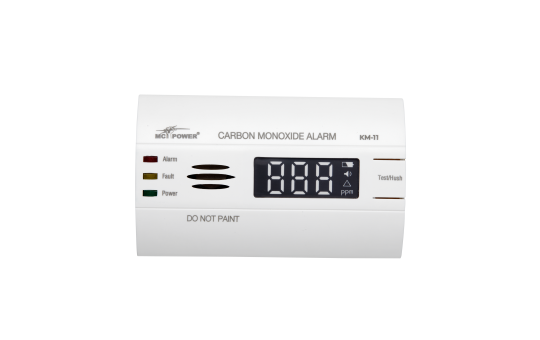 Kohlenmonoxid Melder McPower "KM-11" 10 Jahre Sensor, mit Display, EN 50291 