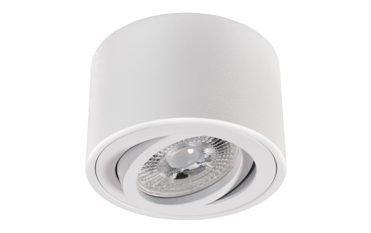 LED-Aufbauleuchte McShine, 5W, 400Lumen, 3000K, ØxH 80x50mm 