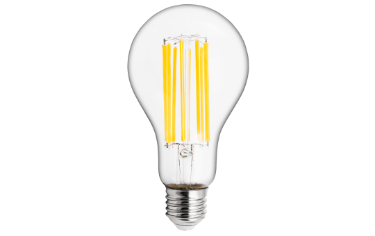 LED Filament Glühlampe McShine "Filed", E27, 18W, 2500lm, warmweiß, klar 