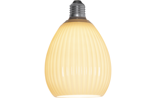 LED-Lampe "Dream", beige, step-dimmbar, E27, 3000K, 210lm, 3,5W 