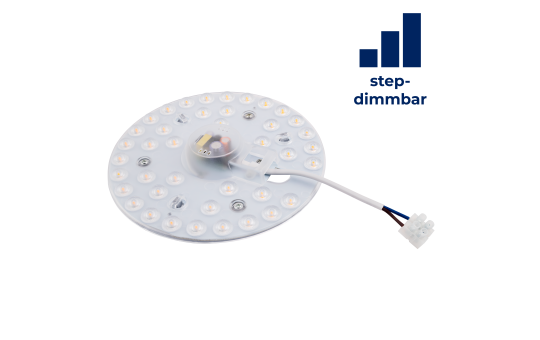 LED-Modul McShine, Umrüstsatz mit Magnethalterung, Ø16,5cm, 20W, 1800lm, 3000K 