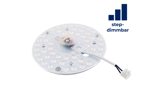 LED-Modul McShine, Umrüstsatz mit Magnethalterung, Ø18cm, 24W, 2200lm, 4000K 